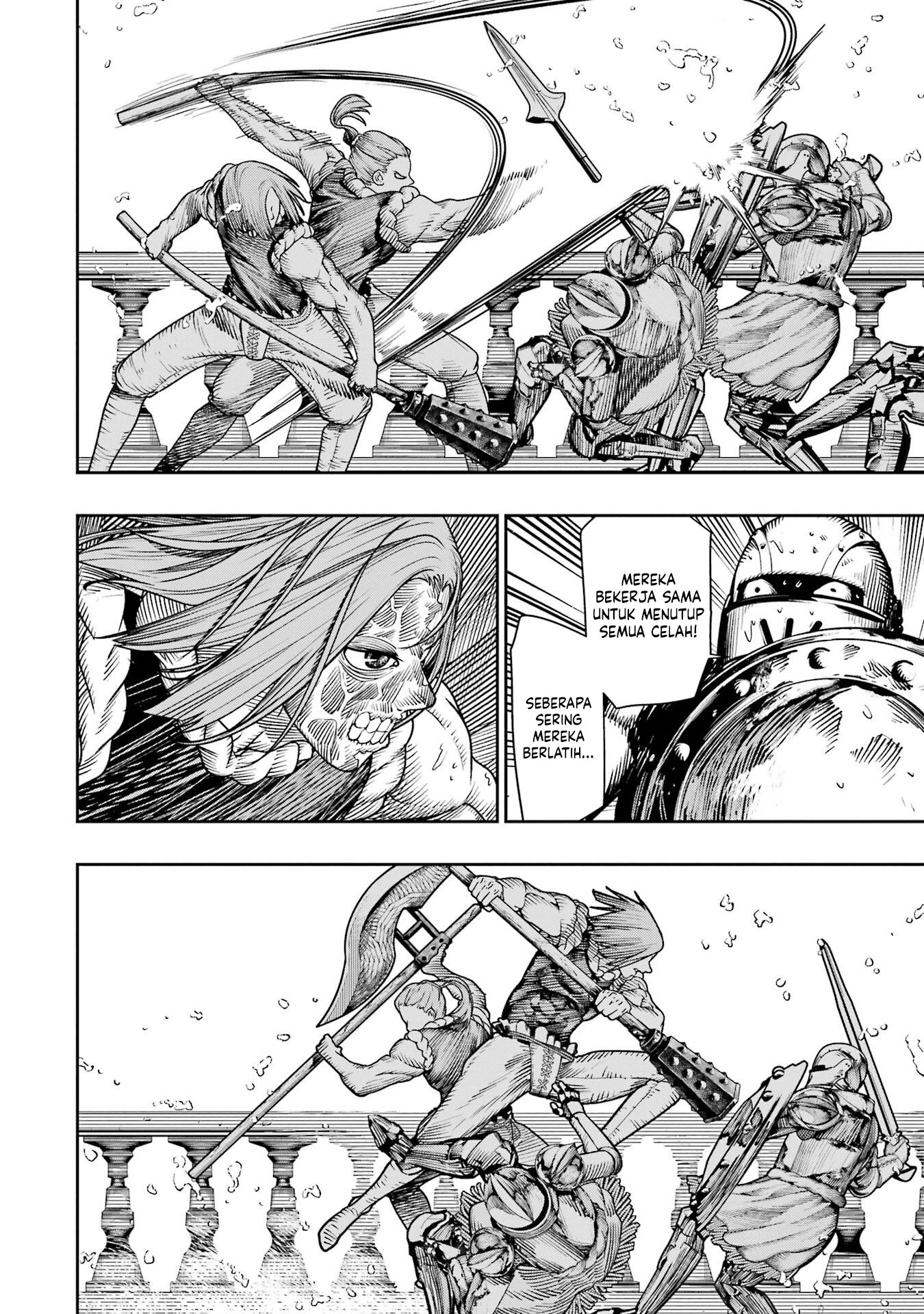 Halaman 21 dari Blood-crawling Princess of a ruined Country Chapter 9