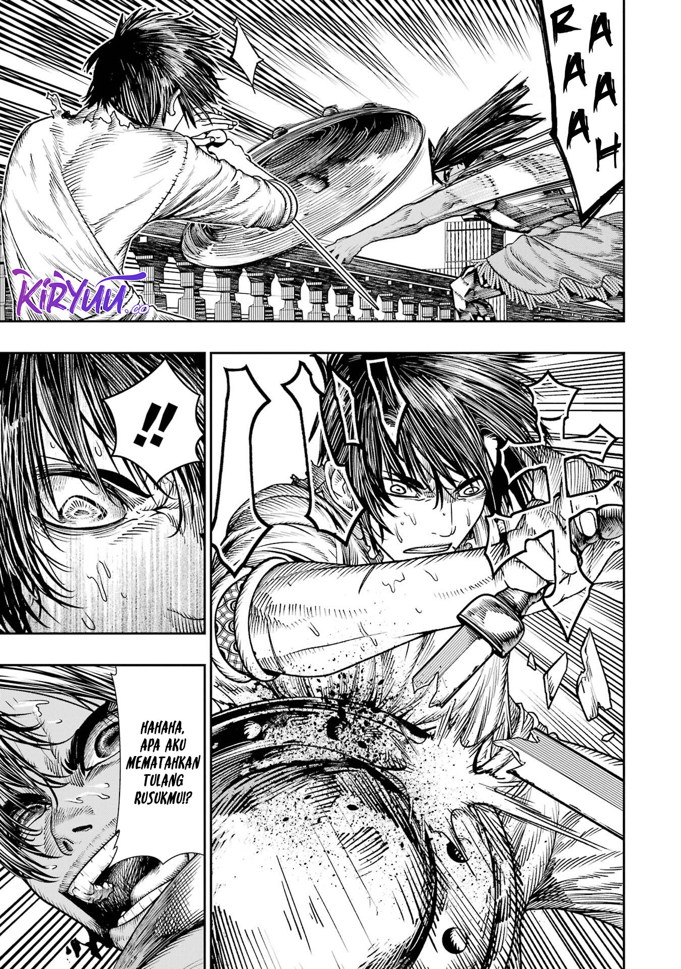 Halaman 8 dari Blood-crawling Princess of a ruined Country Chapter 9
