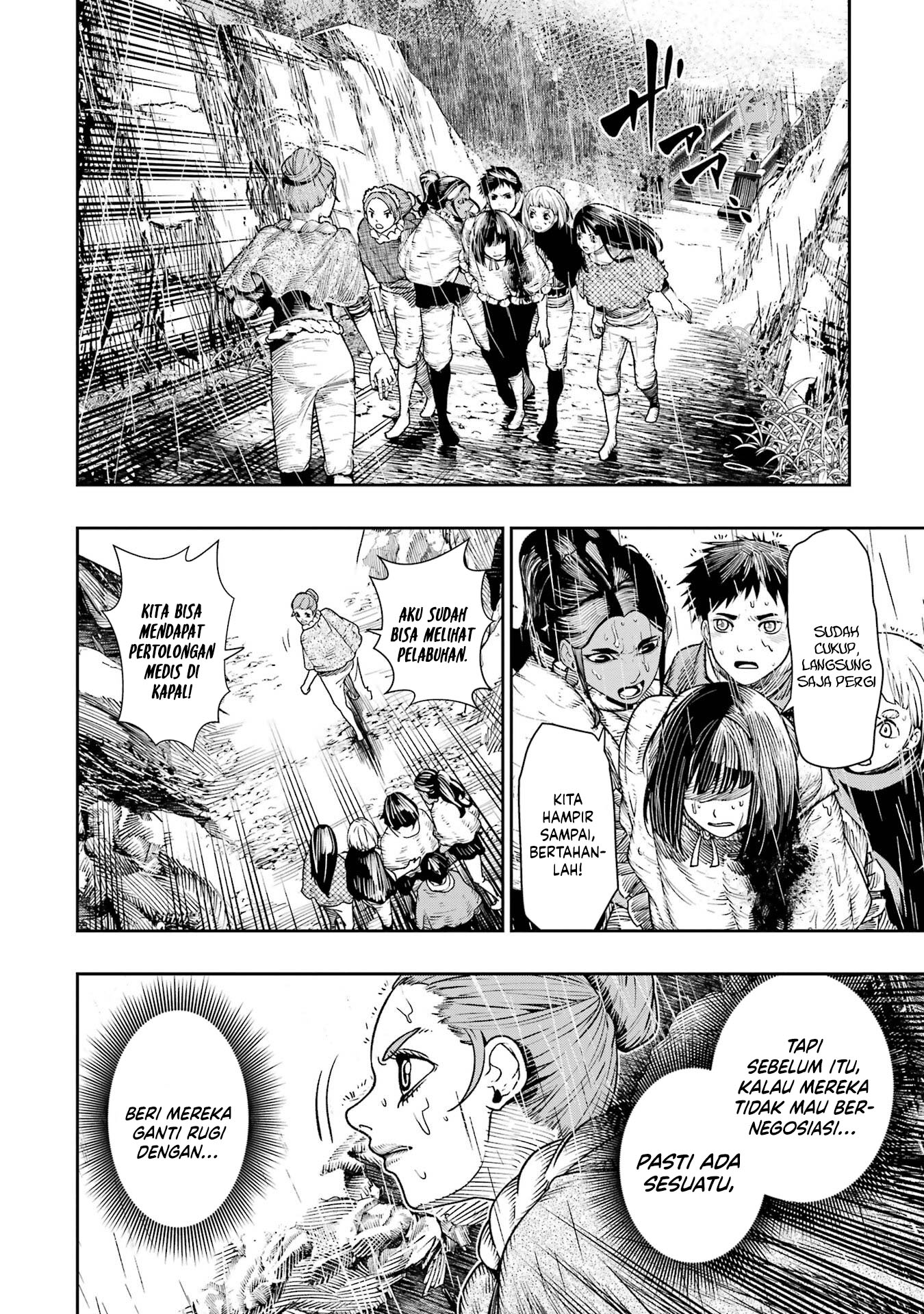 Halaman 9 dari Blood-crawling Princess of a ruined Country Chapter 9