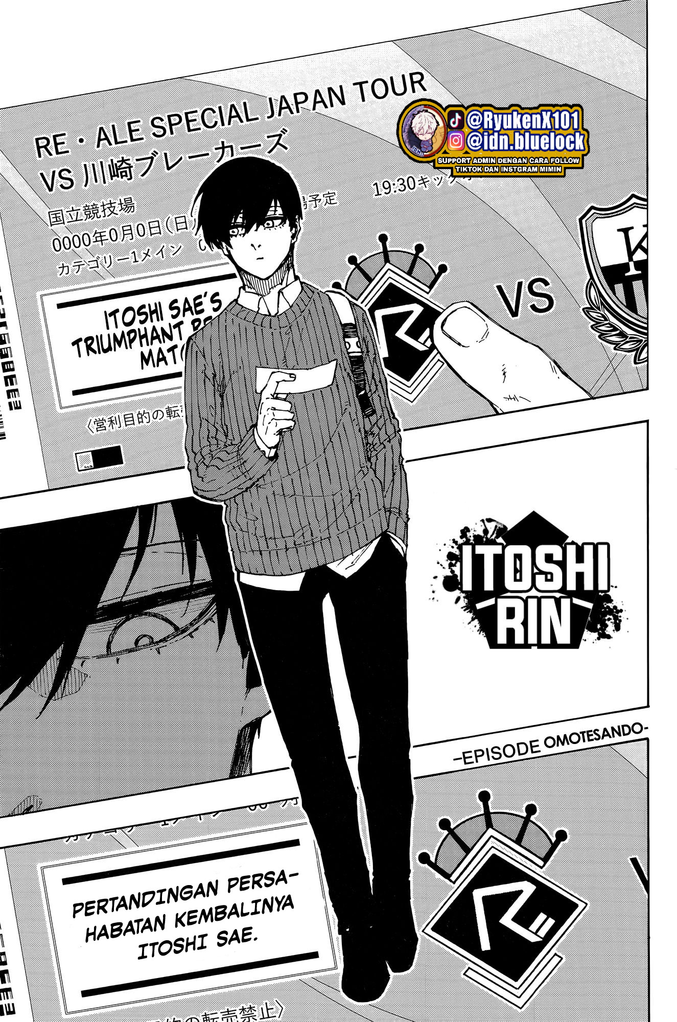 Halaman 10 dari Blue Lock Special Rin Chapter 0