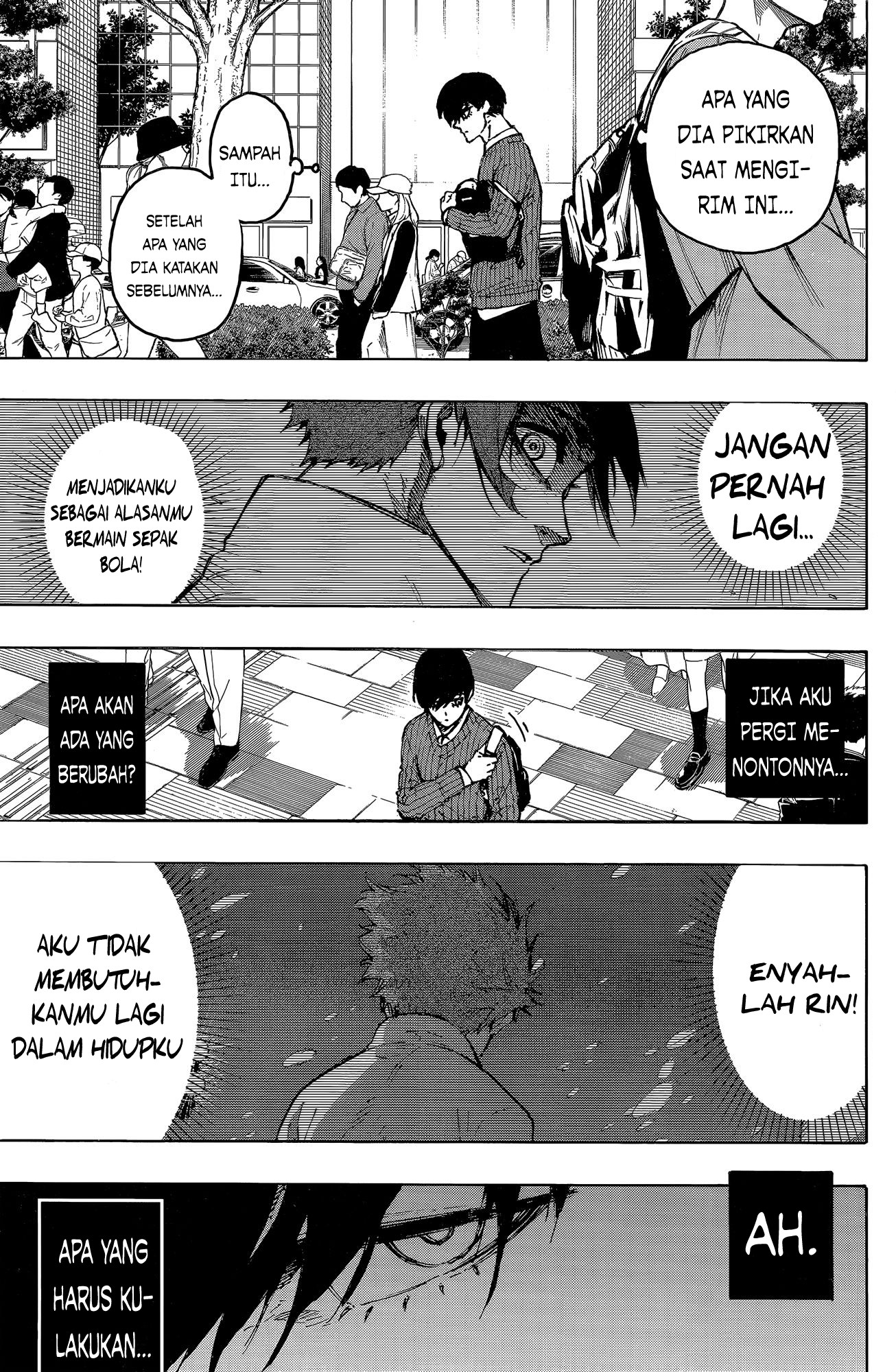 Halaman 15 dari Blue Lock Special Rin Chapter 0