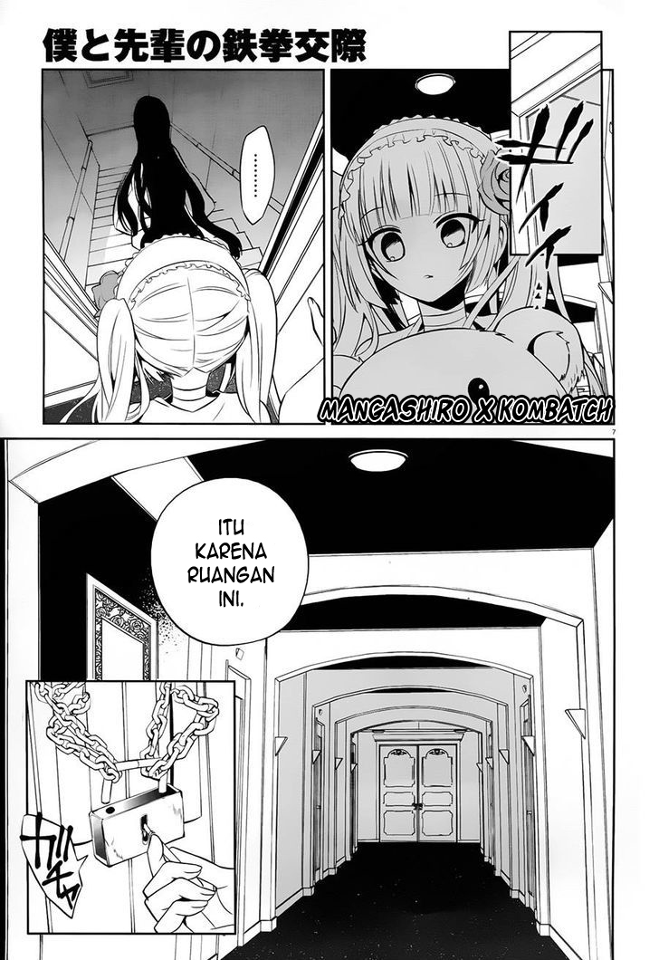 Halaman 8 dari Boku to Senpai no Tekken Kousai Chapter 17