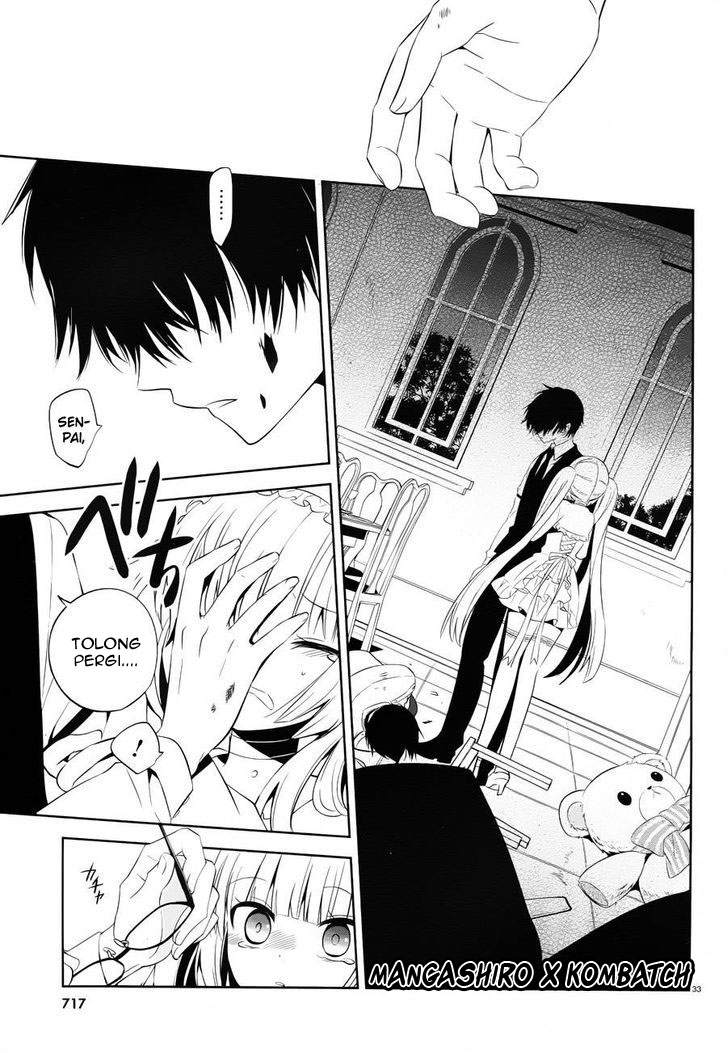 Halaman 34 dari Boku to Senpai no Tekken Kousai Chapter 18