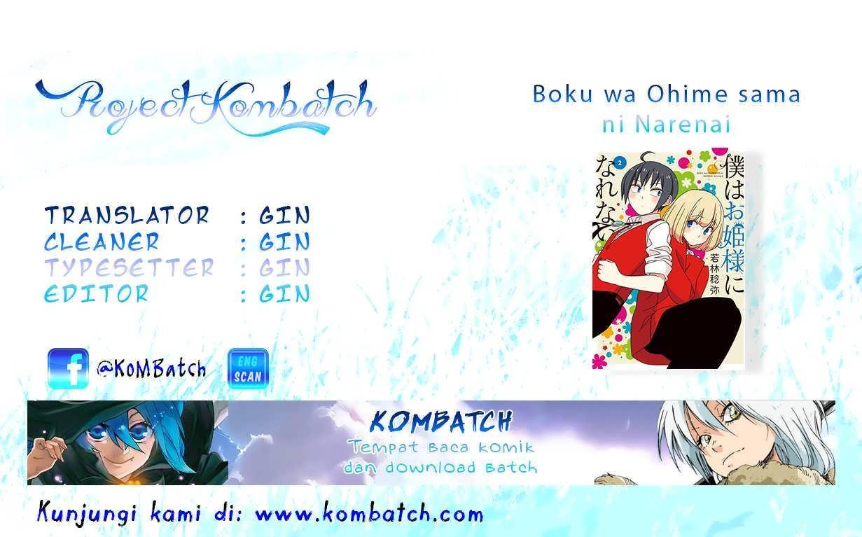 Halaman 1 dari Boku wa Ohime-sama ni Narenai Chapter 7