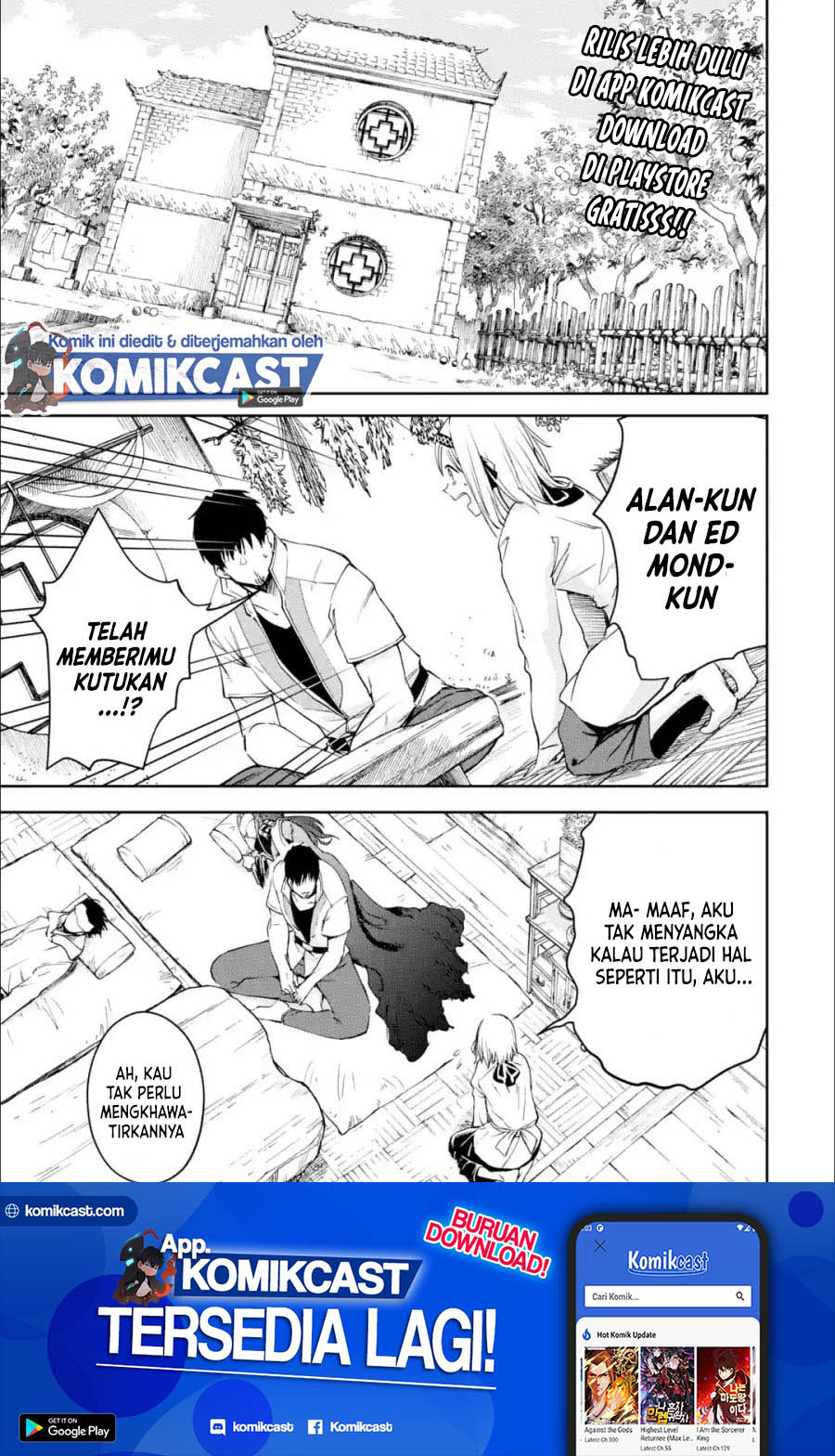 Halaman 2 dari Boukensha License o Hakudatsusareta Ossan Dakedo, Manamusume ga Dekita node Nonbiri Jinsei o Ouka Suru Chapter 27.2