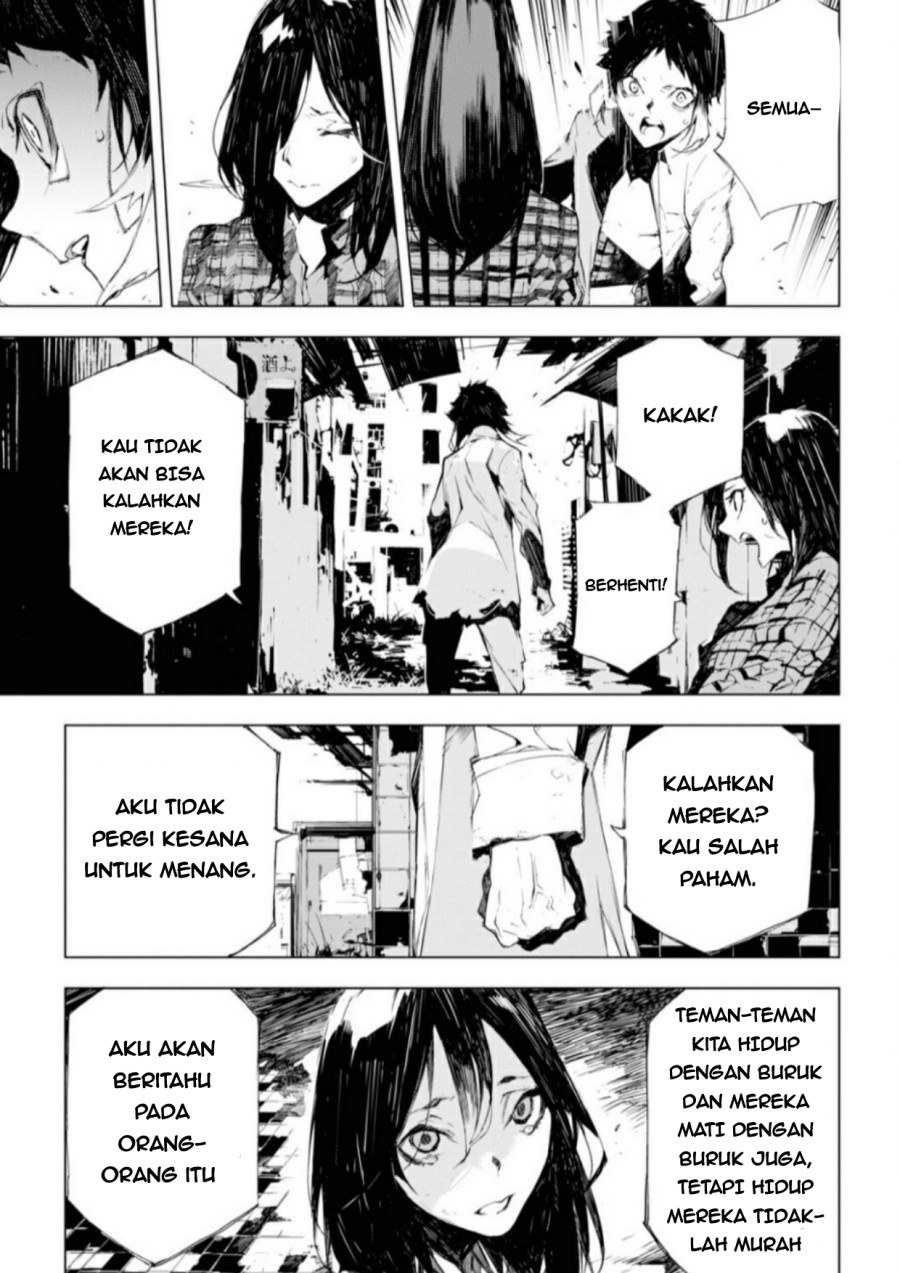 Halaman 22 dari Bungou Stray Dogs: BEAST Chapter 1