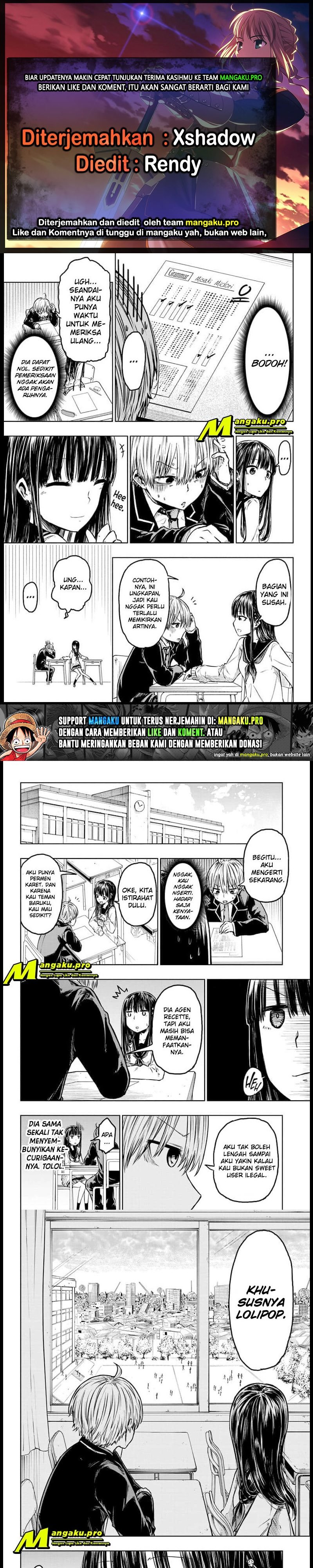Halaman 1 dari Amenofuru Chapter 1.2