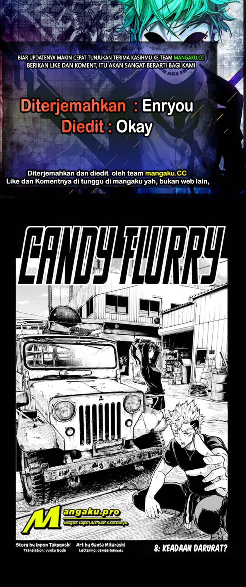 Halaman 1 dari Amenofuru Chapter 8