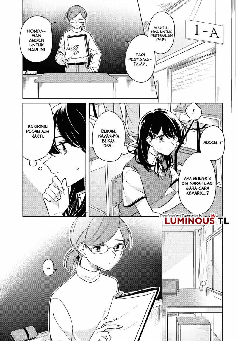 Halaman 9 dari Lonely Girl ni Sakaraenai Chapter 15