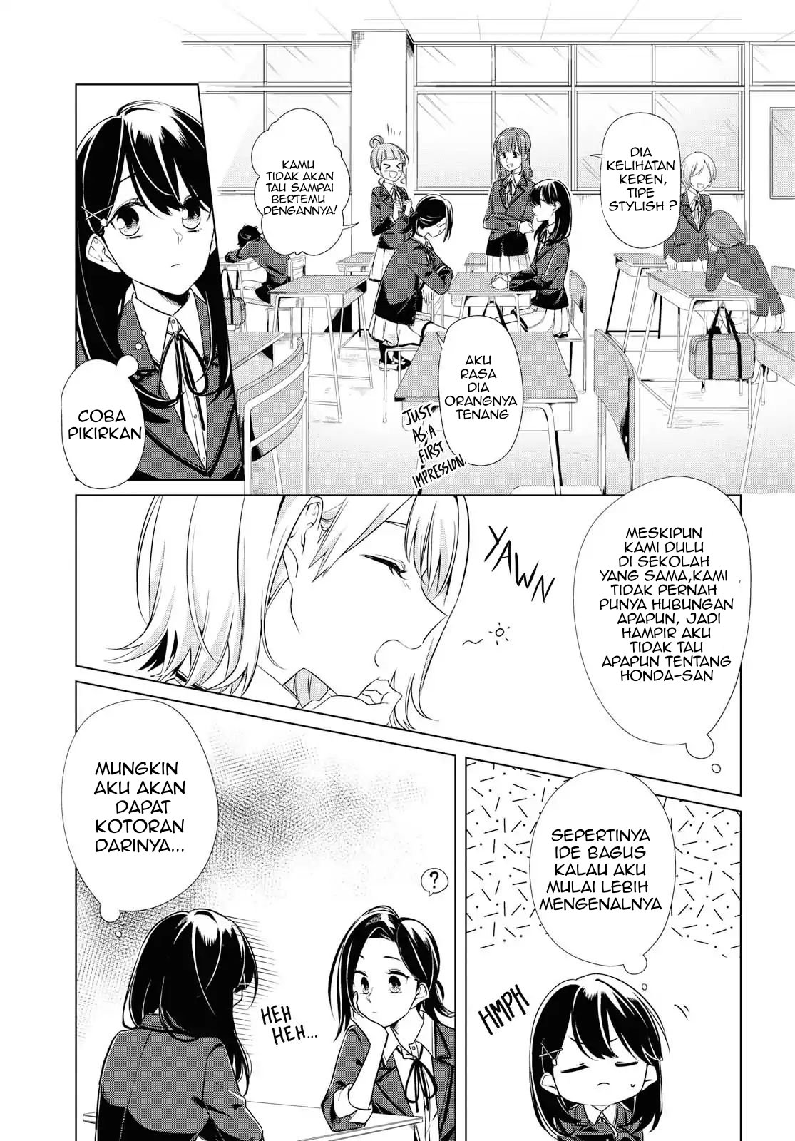 Halaman 7 dari Lonely Girl ni Sakaraenai Chapter 2