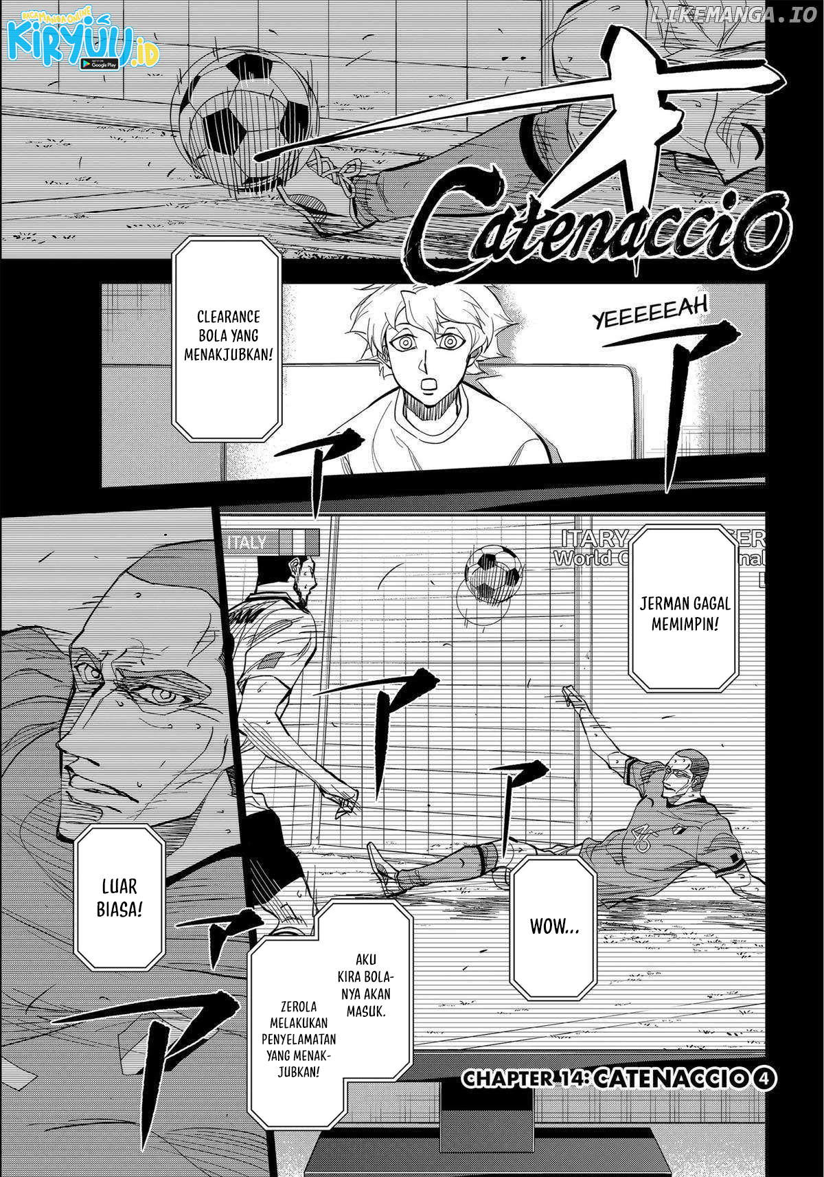Halaman 2 dari Catenaccio Chapter 14