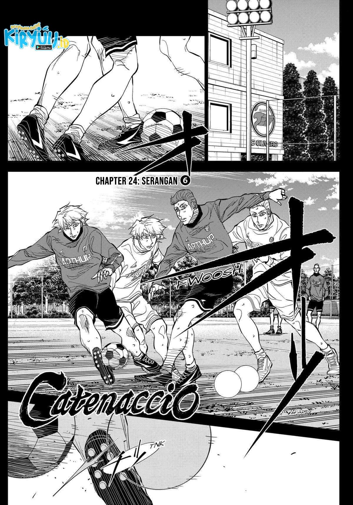 Halaman 2 dari Catenaccio Chapter 24