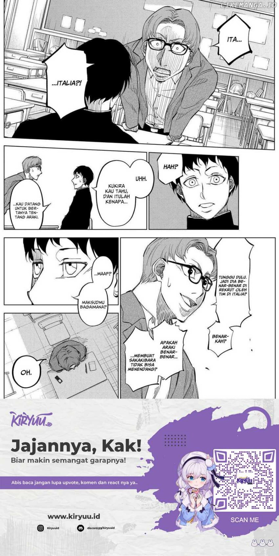 Halaman 11 dari Catenaccio Chapter 29