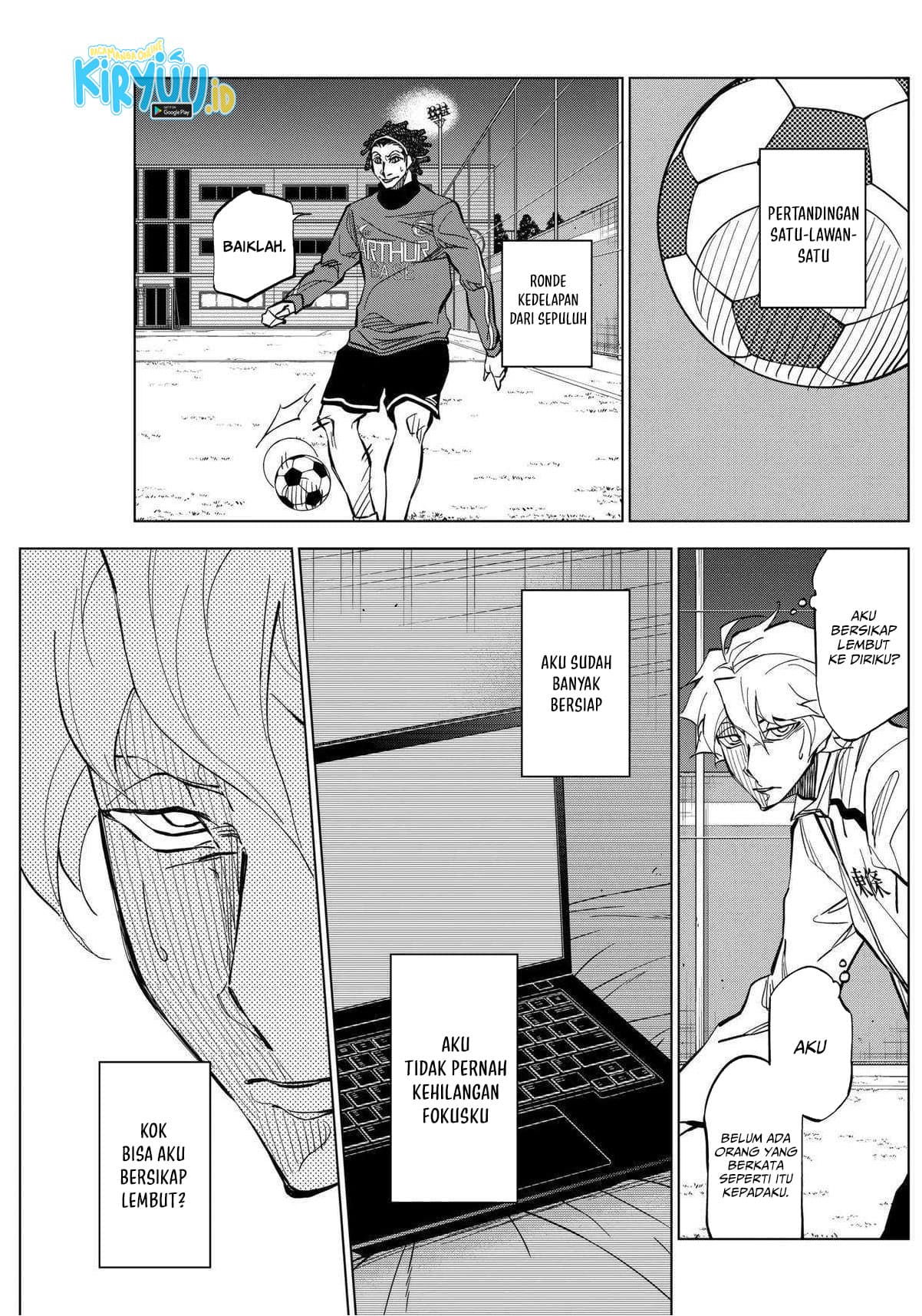 Halaman 12 dari Catenaccio Chapter 9