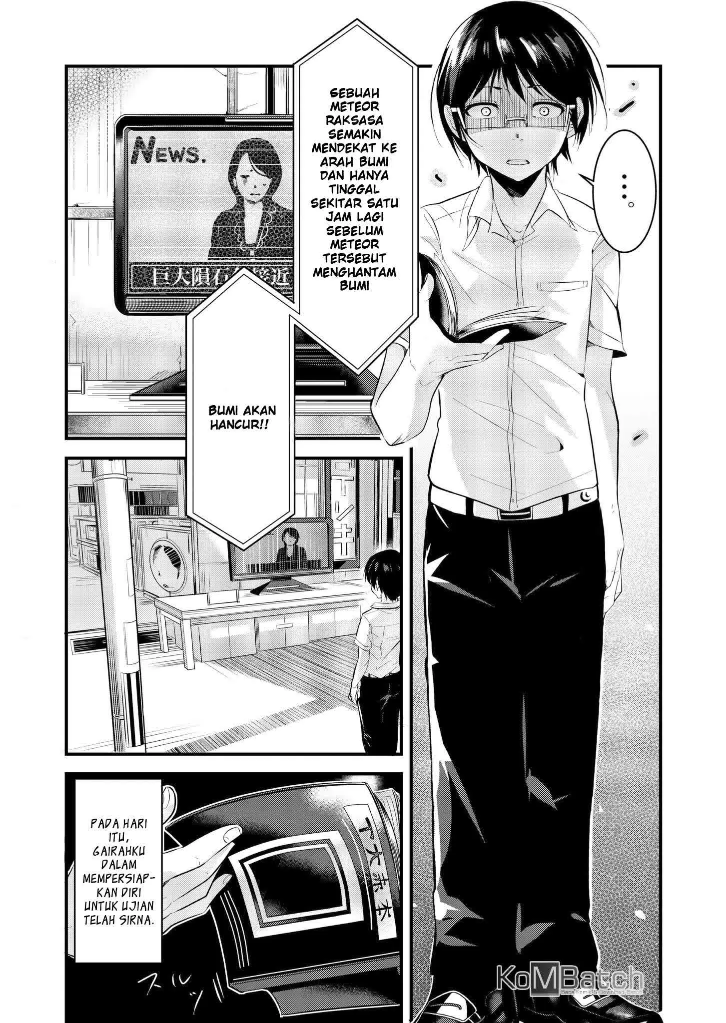 Halaman 2 dari A Story About Confessing Before the End of the World Chapter 1