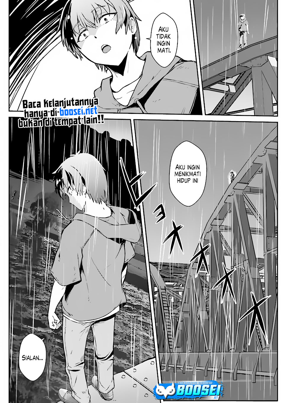 Halaman 14 dari Chuusotsu Tansakusha no Nariagari Eiyuutan Chapter 1