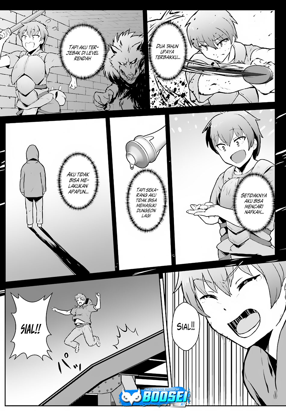 Halaman 15 dari Chuusotsu Tansakusha no Nariagari Eiyuutan Chapter 1