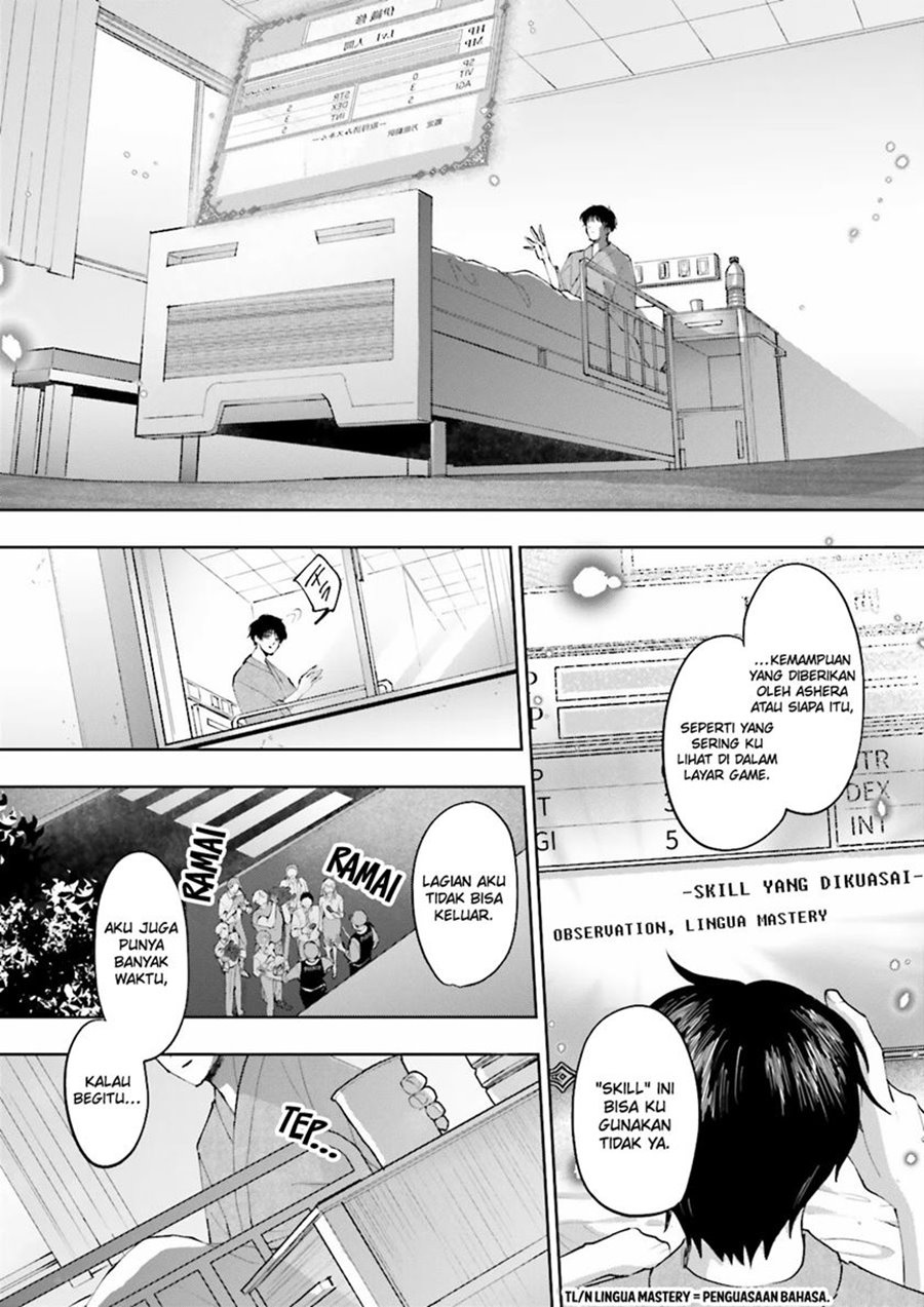 Halaman 5 dari Classmate wa Isekai de Yuusha ni Natta kedo, Ore dake Gendai Nihon ni Okizari ni Narimashita Chapter 2