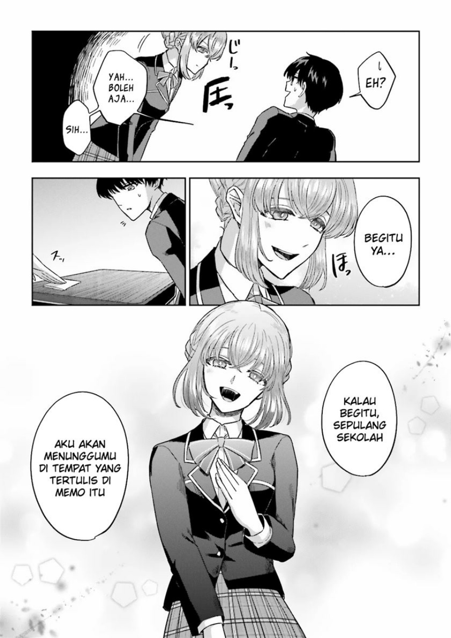 Halaman 14 dari Classmate wa Isekai de Yuusha ni Natta kedo, Ore dake Gendai Nihon ni Okizari ni Narimashita Chapter 8