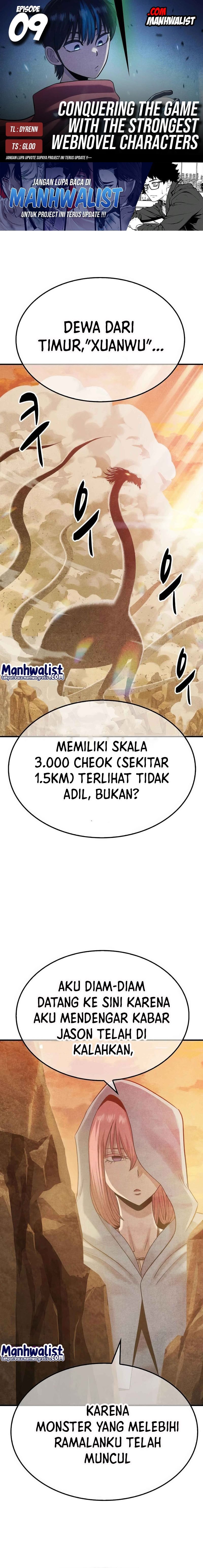 Halaman 1 dari Conquer the Game With the Best Web Novels Chapter 9