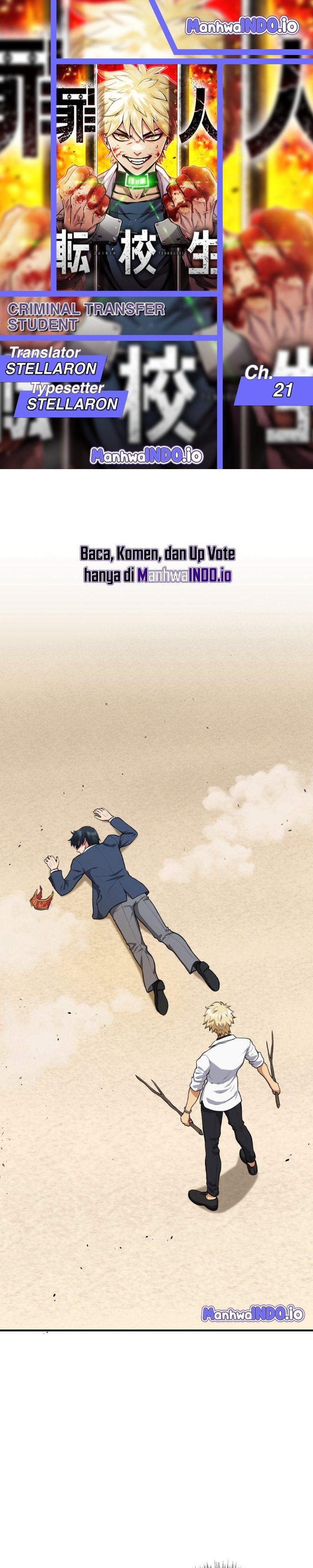Halaman 1 dari Criminal Transfer Student Chapter 21
