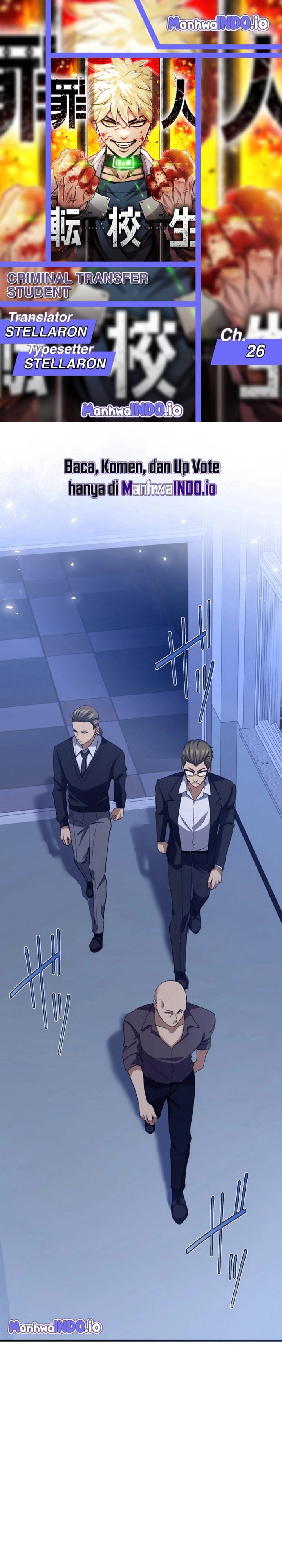 Halaman 1 dari Criminal Transfer Student Chapter 26