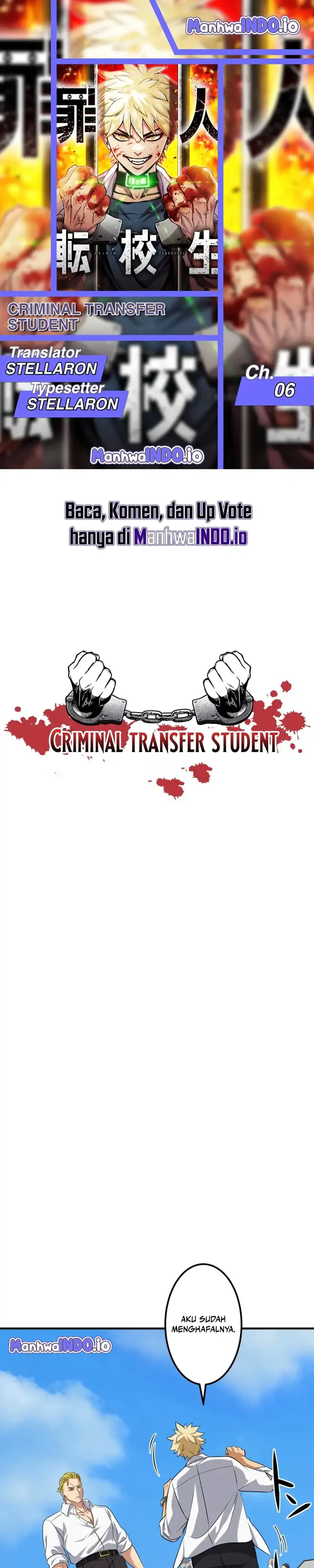 Halaman 1 dari Criminal Transfer Student Chapter 6