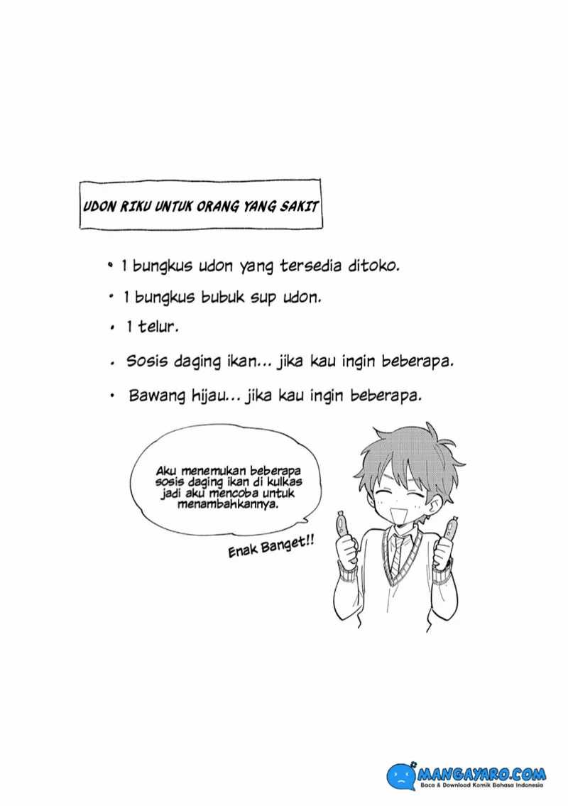 Halaman 13 dari Danshi Koukousei wa Kyou mo Onaka ga Suiteiru Chapter 6