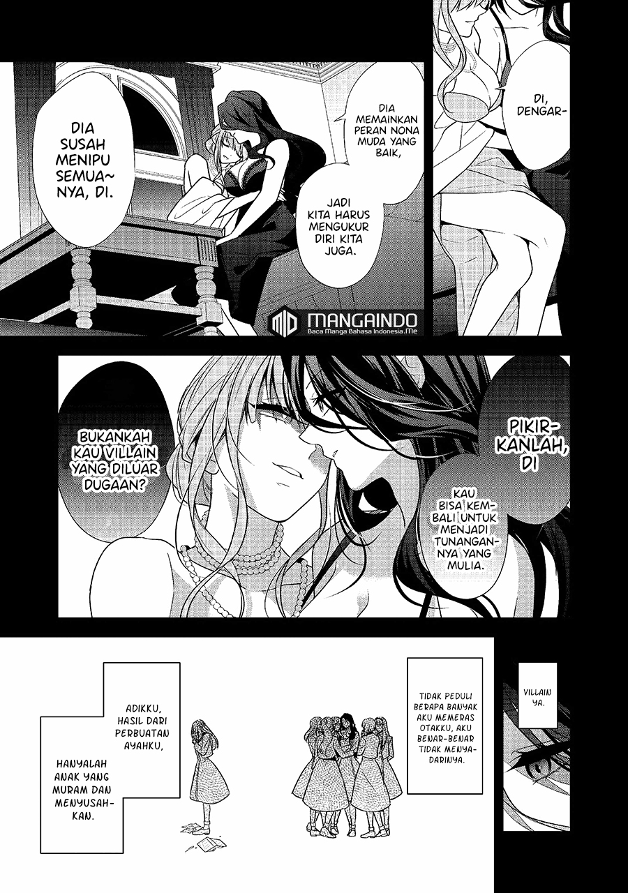 Halaman 17 dari Danzai Sareta Akuyaku Reijou wa, Gyakkou Shite Kanpeki na Akujo o Mezasu @COMIC Chapter 1.1