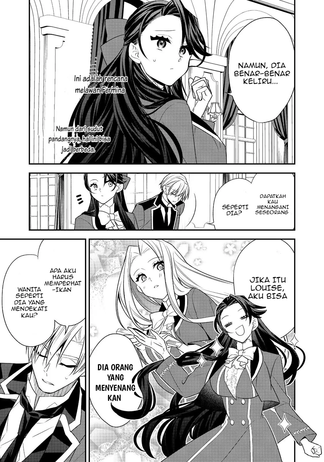 Halaman 13 dari Danzai Sareta Akuyaku Reijou wa, Gyakkou Shite Kanpeki na Akujo o Mezasu @COMIC Chapter 12