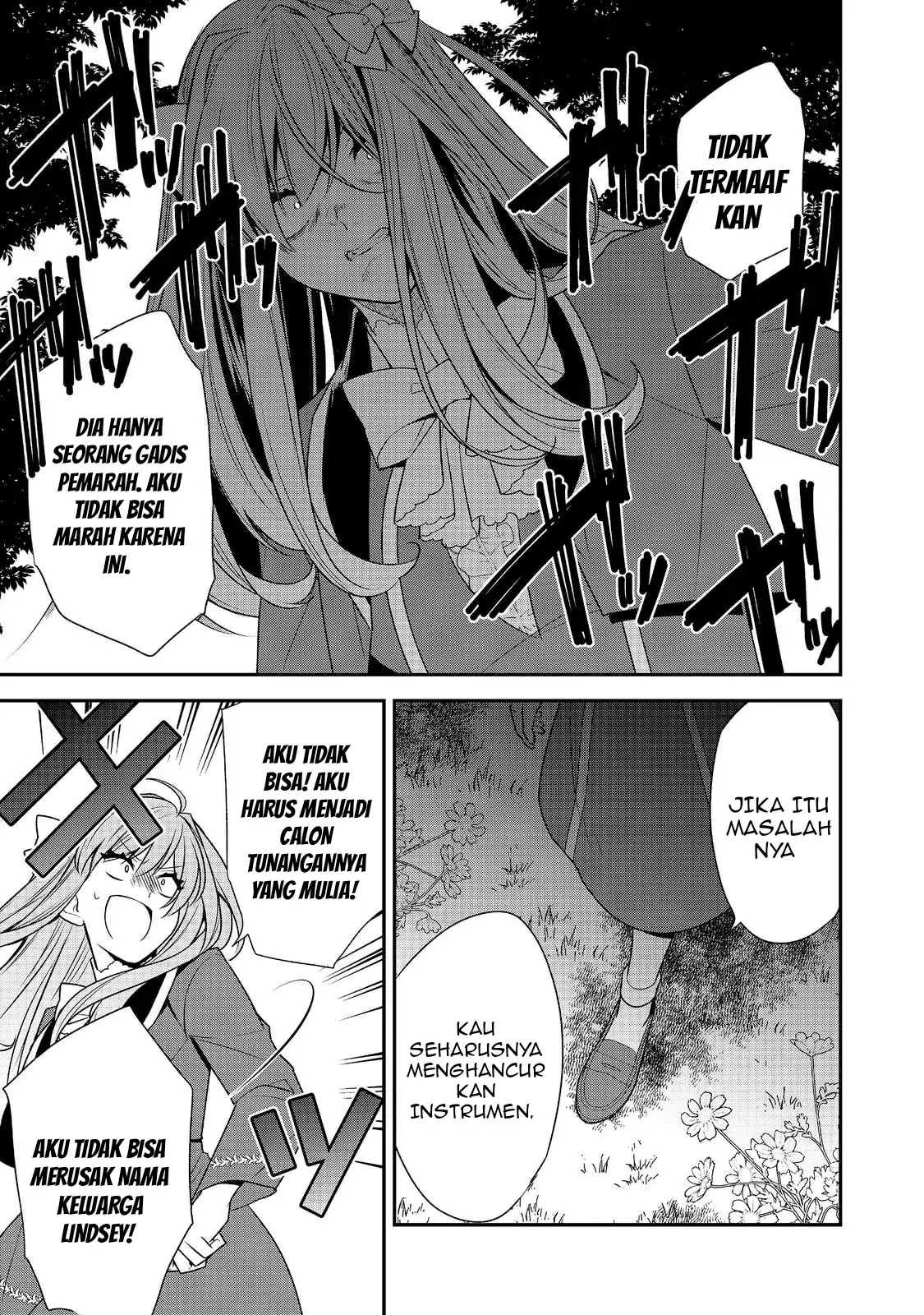 Halaman 15 dari Danzai Sareta Akuyaku Reijou wa, Gyakkou Shite Kanpeki na Akujo o Mezasu @COMIC Chapter 12