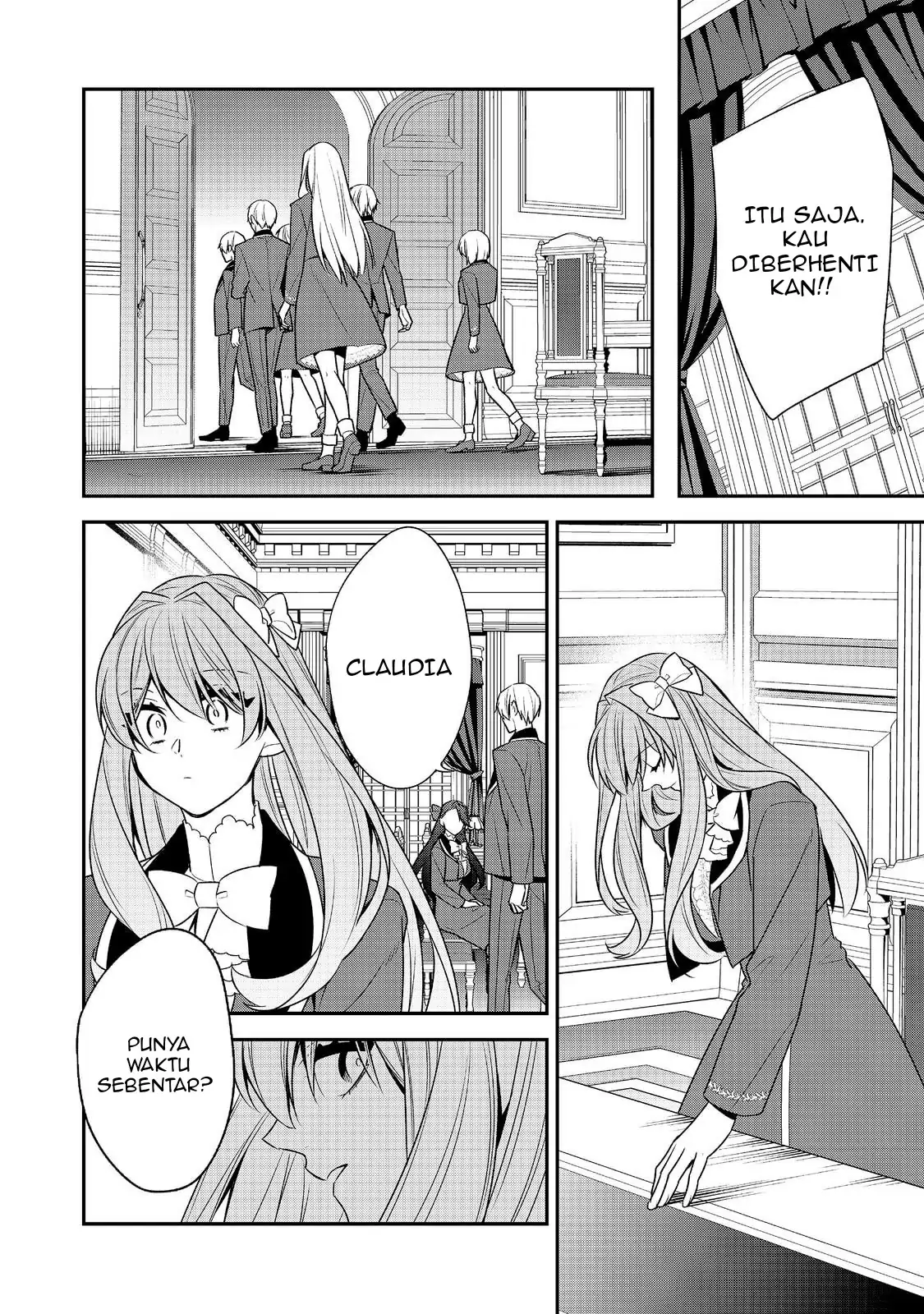 Halaman 22 dari Danzai Sareta Akuyaku Reijou wa, Gyakkou Shite Kanpeki na Akujo o Mezasu @COMIC Chapter 12