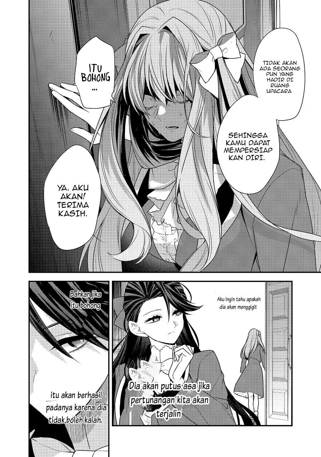 Halaman 26 dari Danzai Sareta Akuyaku Reijou wa, Gyakkou Shite Kanpeki na Akujo o Mezasu @COMIC Chapter 12