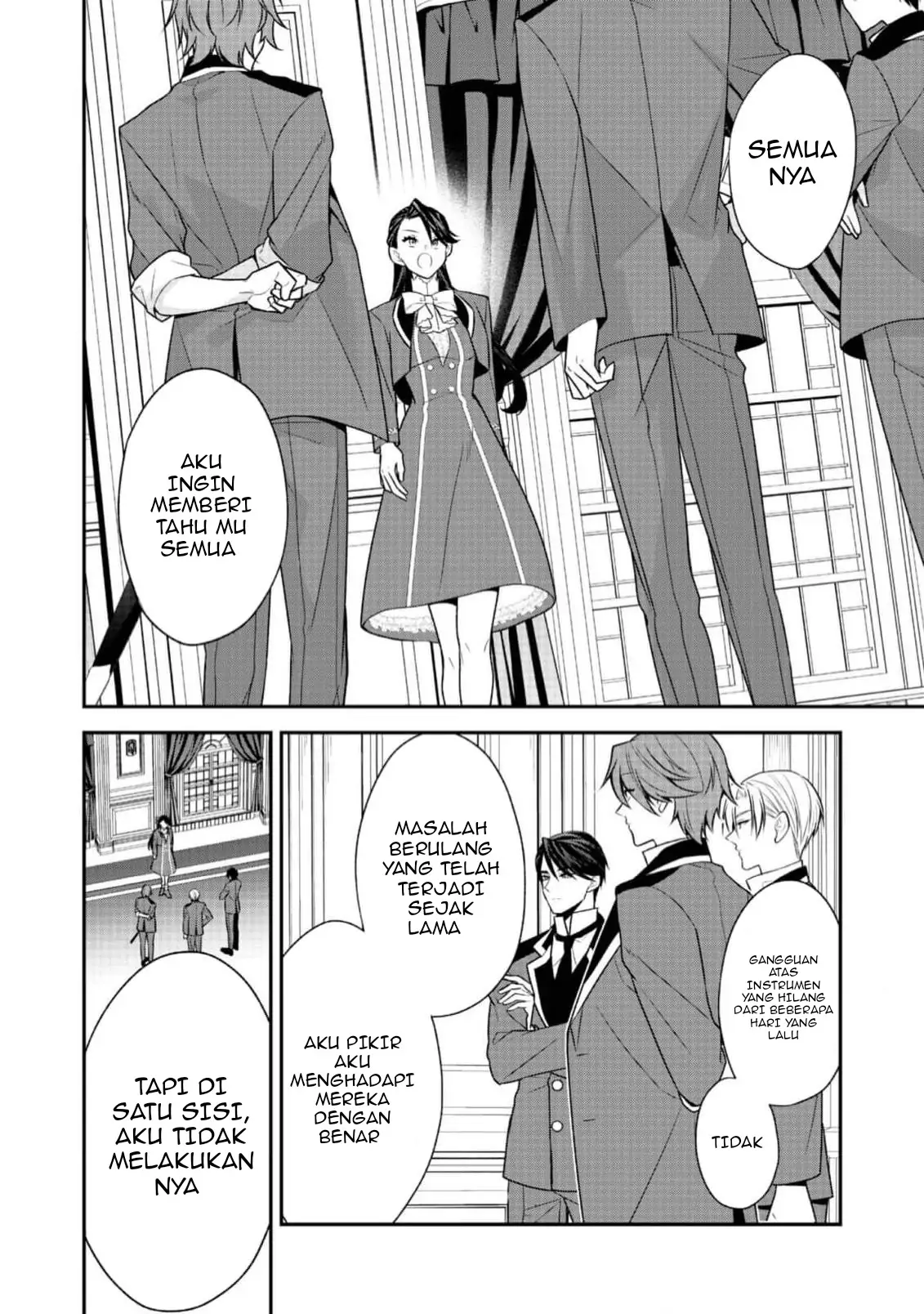Halaman 4 dari Danzai Sareta Akuyaku Reijou wa, Gyakkou Shite Kanpeki na Akujo o Mezasu @COMIC Chapter 12