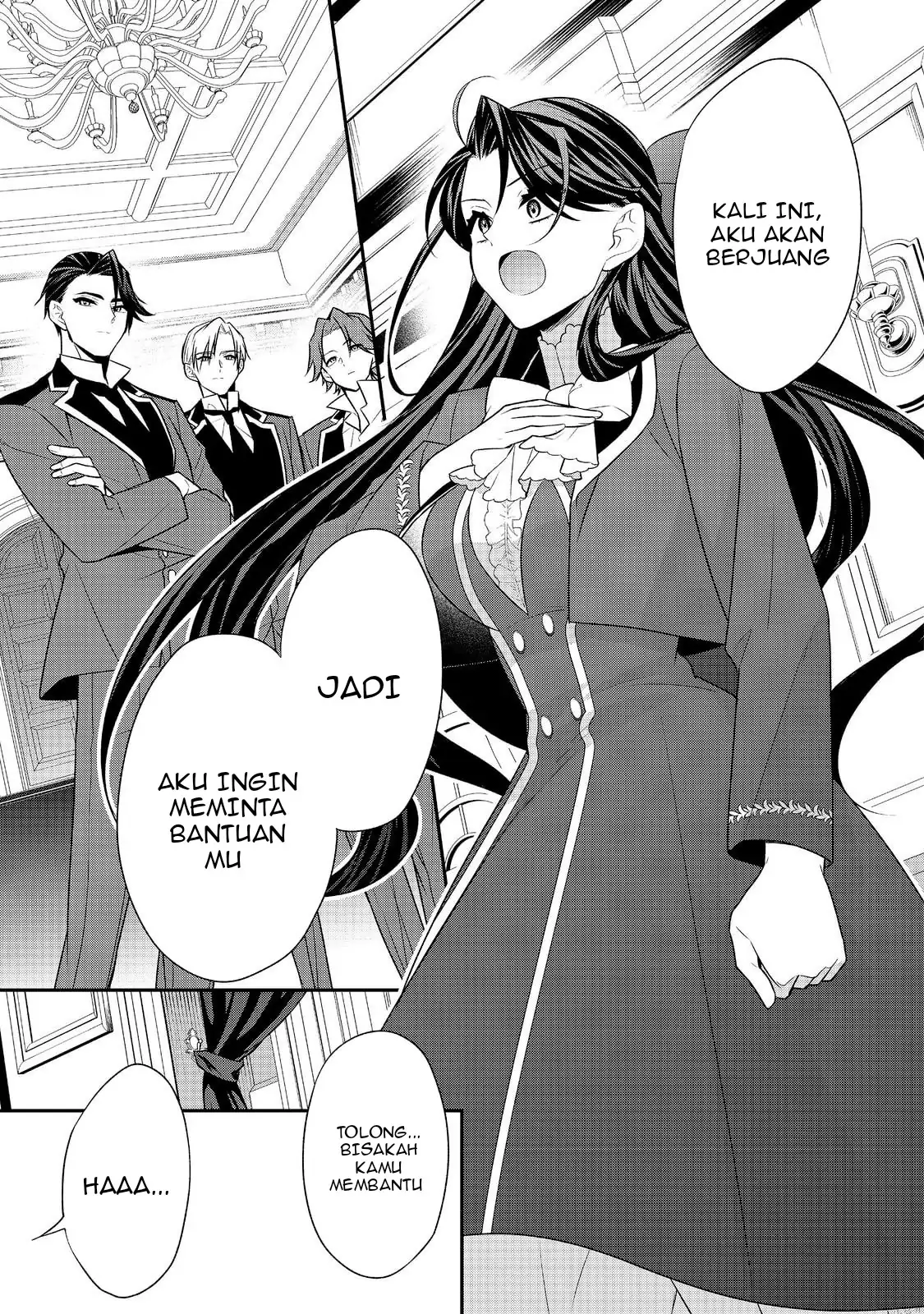Halaman 5 dari Danzai Sareta Akuyaku Reijou wa, Gyakkou Shite Kanpeki na Akujo o Mezasu @COMIC Chapter 12