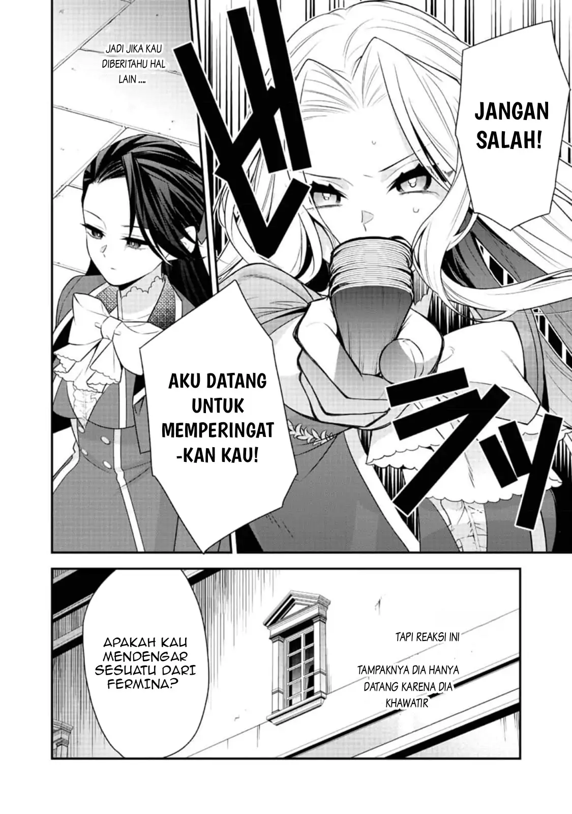 Halaman 16 dari Danzai Sareta Akuyaku Reijou wa, Gyakkou Shite Kanpeki na Akujo o Mezasu @COMIC Chapter 13