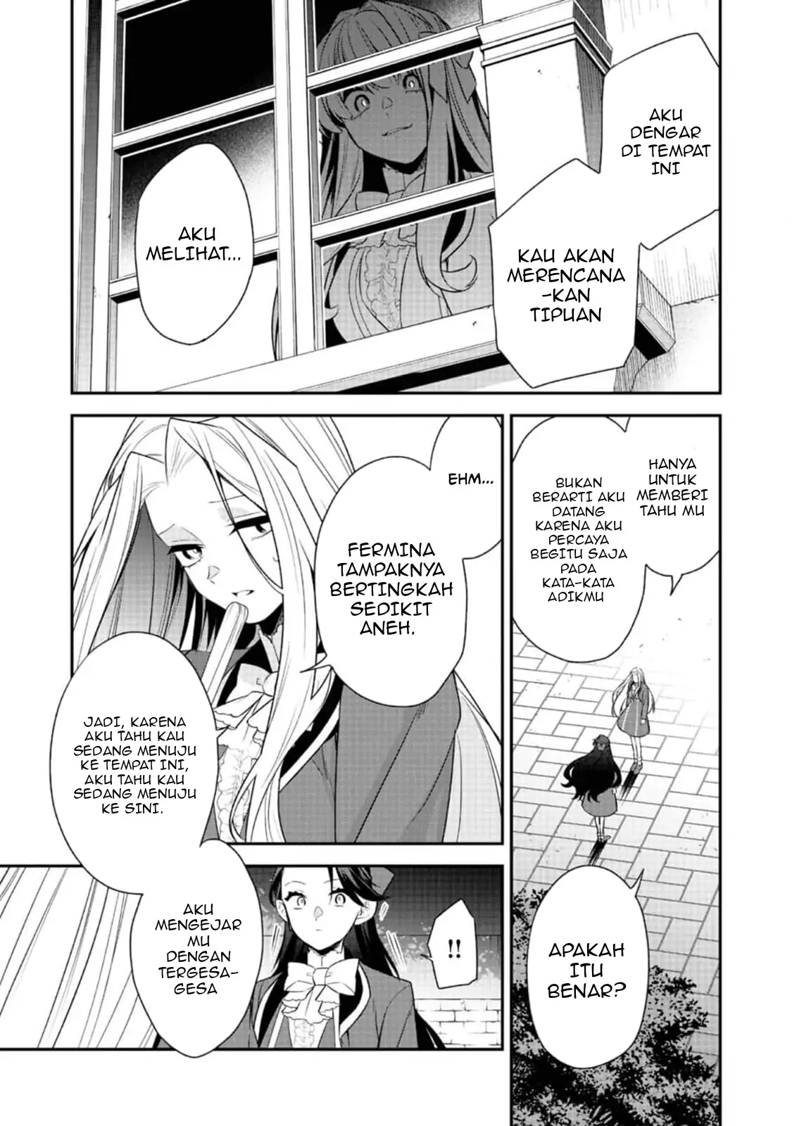 Halaman 17 dari Danzai Sareta Akuyaku Reijou wa, Gyakkou Shite Kanpeki na Akujo o Mezasu @COMIC Chapter 13