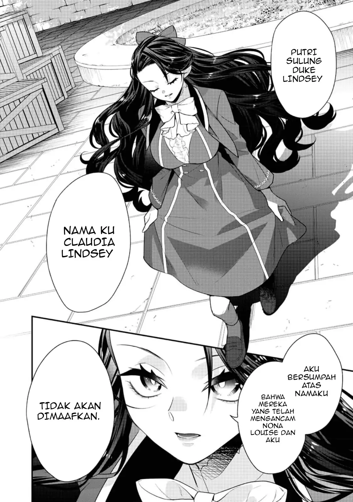 Halaman 22 dari Danzai Sareta Akuyaku Reijou wa, Gyakkou Shite Kanpeki na Akujo o Mezasu @COMIC Chapter 13