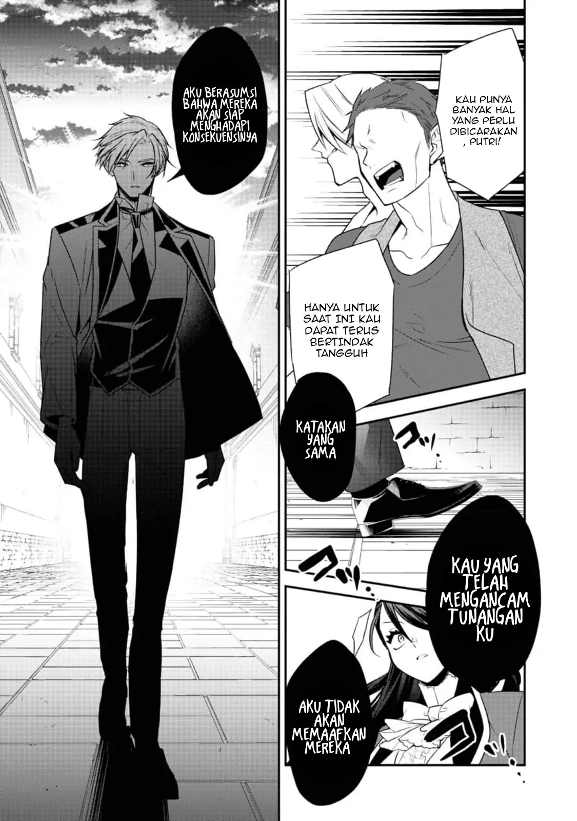 Halaman 23 dari Danzai Sareta Akuyaku Reijou wa, Gyakkou Shite Kanpeki na Akujo o Mezasu @COMIC Chapter 13