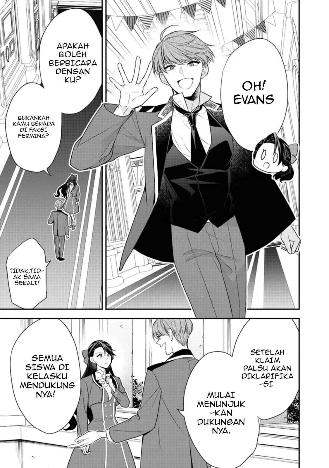 Halaman 3 dari Danzai Sareta Akuyaku Reijou wa, Gyakkou Shite Kanpeki na Akujo o Mezasu @COMIC Chapter 13