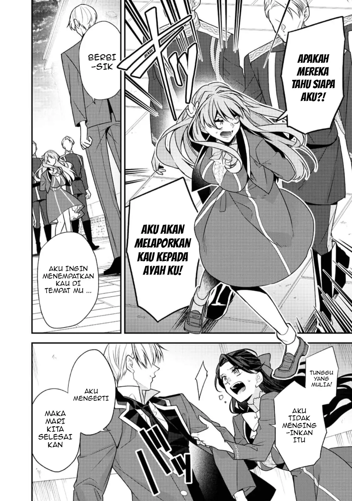 Halaman 34 dari Danzai Sareta Akuyaku Reijou wa, Gyakkou Shite Kanpeki na Akujo o Mezasu @COMIC Chapter 13