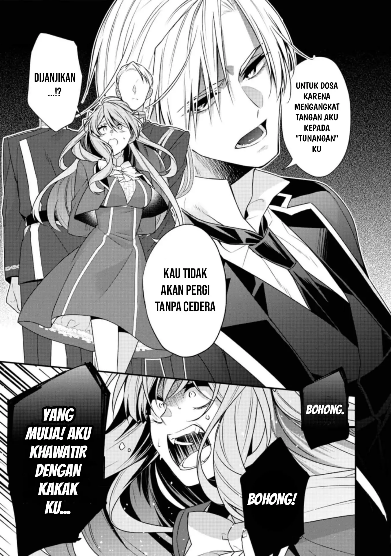 Halaman 35 dari Danzai Sareta Akuyaku Reijou wa, Gyakkou Shite Kanpeki na Akujo o Mezasu @COMIC Chapter 13