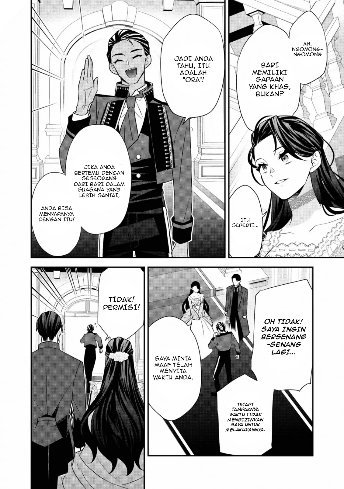 Halaman 16 dari Danzai Sareta Akuyaku Reijou wa, Gyakkou Shite Kanpeki na Akujo o Mezasu @COMIC Chapter 15