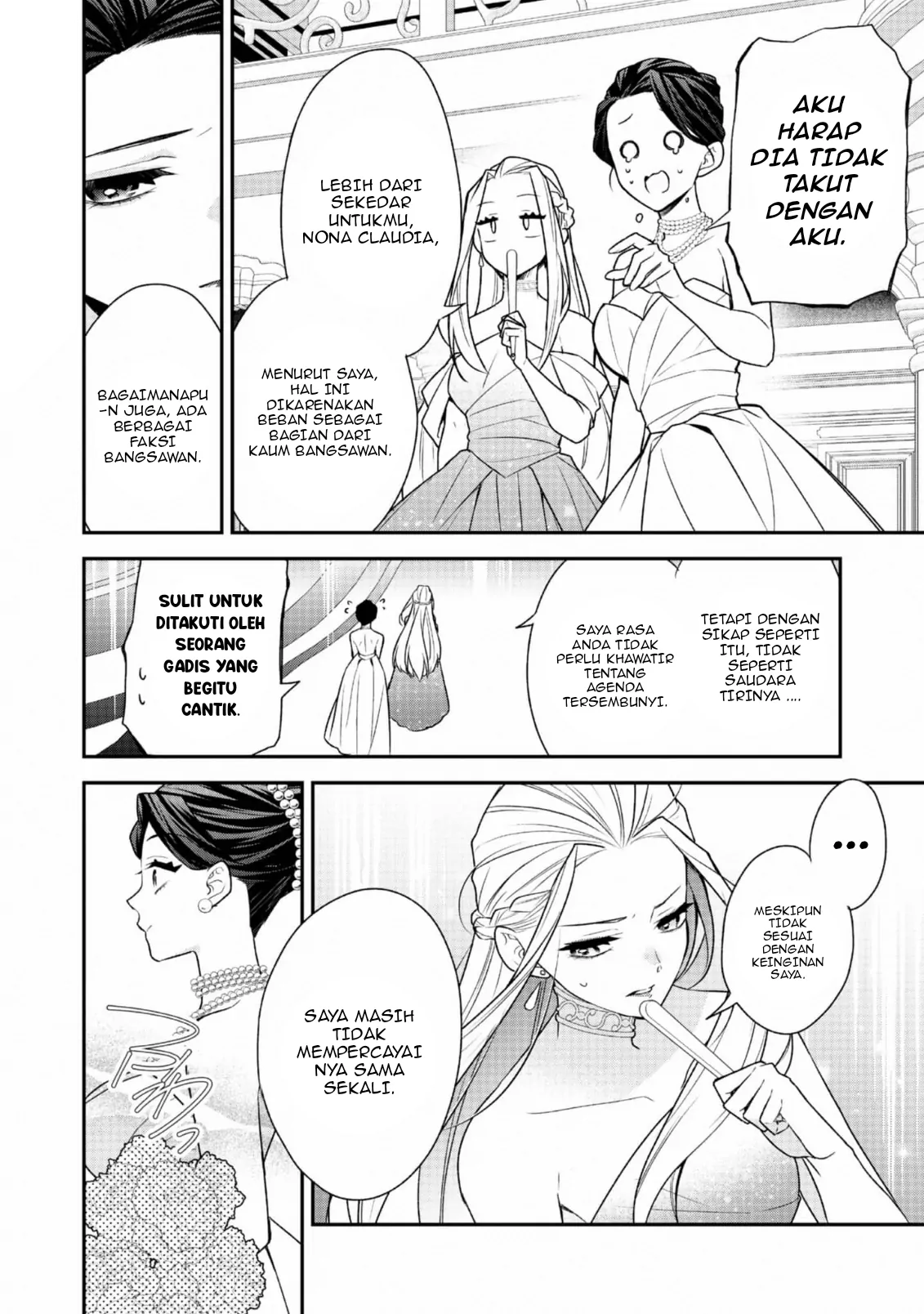 Halaman 32 dari Danzai Sareta Akuyaku Reijou wa, Gyakkou Shite Kanpeki na Akujo o Mezasu @COMIC Chapter 15