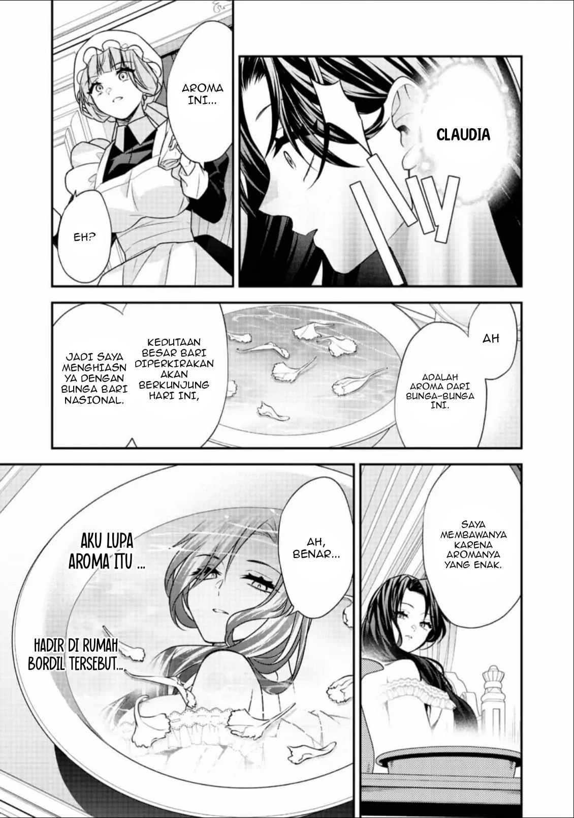 Halaman 7 dari Danzai Sareta Akuyaku Reijou wa, Gyakkou Shite Kanpeki na Akujo o Mezasu @COMIC Chapter 15
