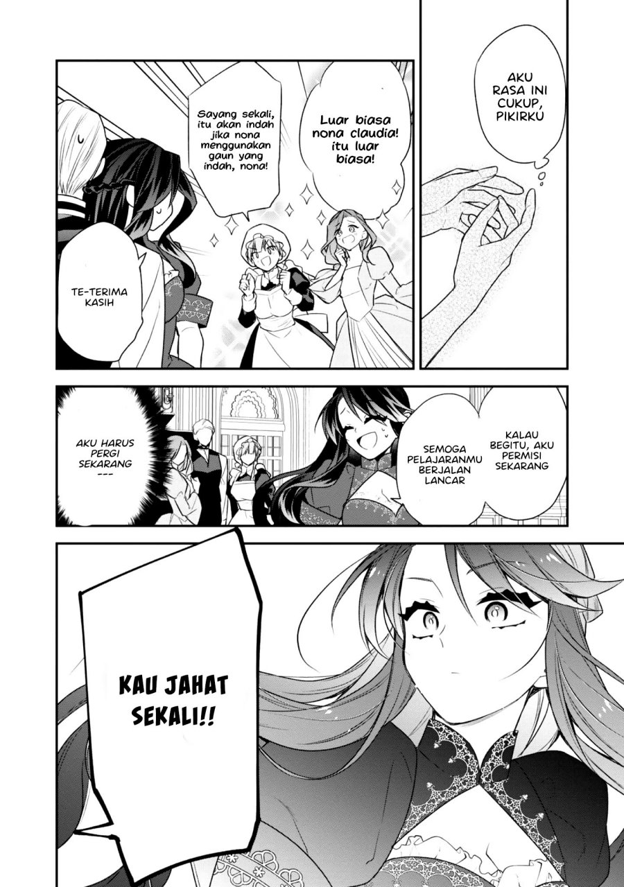 Halaman 15 dari Danzai Sareta Akuyaku Reijou wa, Gyakkou Shite Kanpeki na Akujo o Mezasu @COMIC Chapter 4