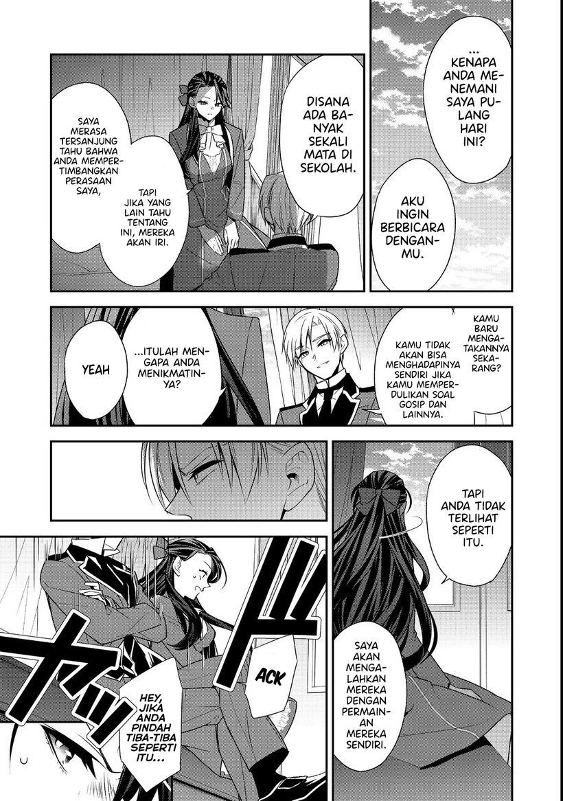 Halaman 26 dari Danzai Sareta Akuyaku Reijou wa, Gyakkou Shite Kanpeki na Akujo o Mezasu @COMIC Chapter 7