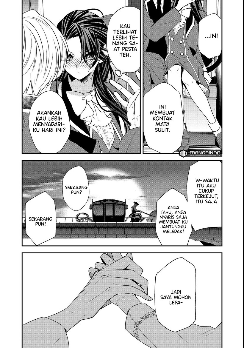 Halaman 28 dari Danzai Sareta Akuyaku Reijou wa, Gyakkou Shite Kanpeki na Akujo o Mezasu @COMIC Chapter 7