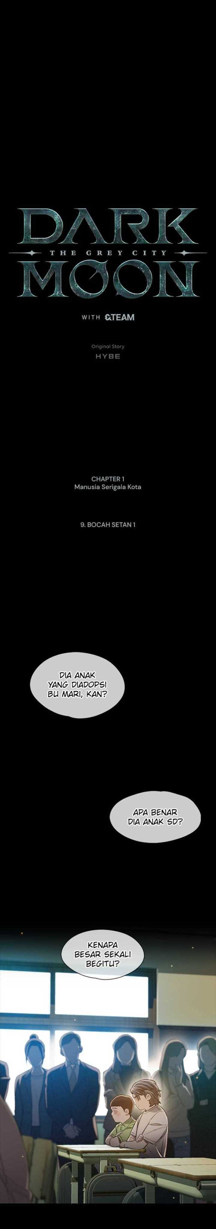 Halaman 11 dari Dark Moon: The Grey City Chapter 9