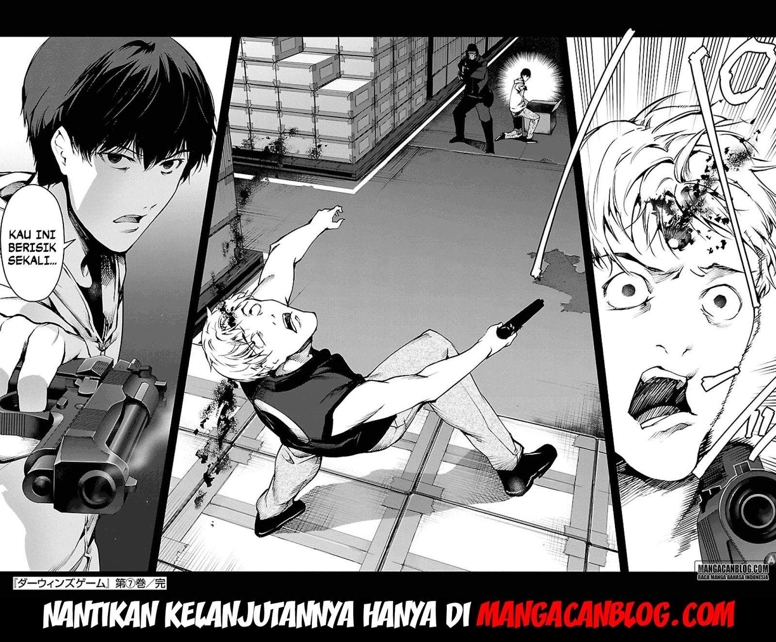Halaman 42 dari Darwins Game Chapter 28